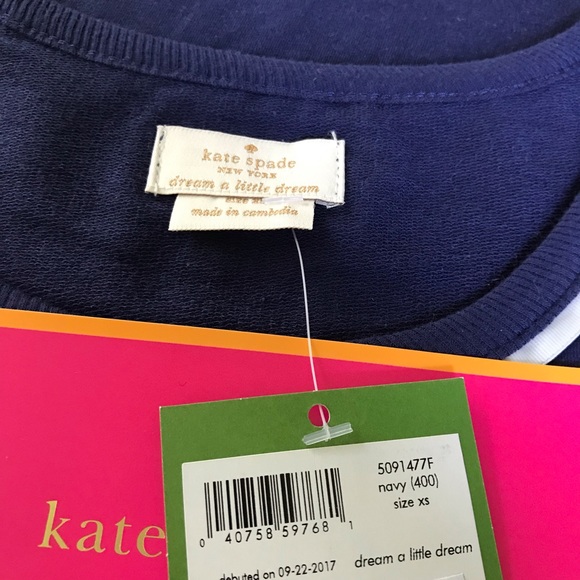 In your dreams blue Kate Spade Pajama set pant - Picture 3 of 6